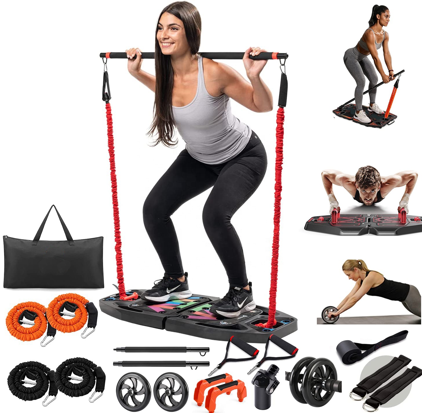 Leg Home Gym Workout - Home Gym Portable Strength Training Kit