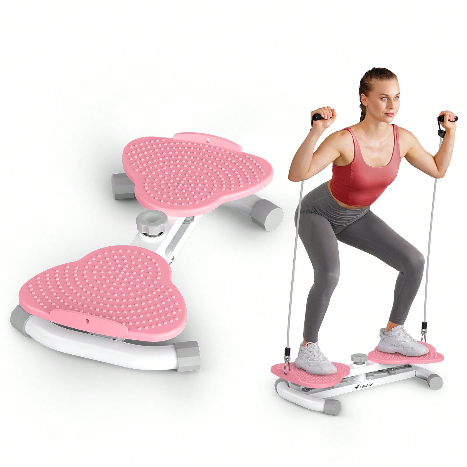 Treadmill Home Gym - MERACH Waist Ab Machine, 300 Lbs