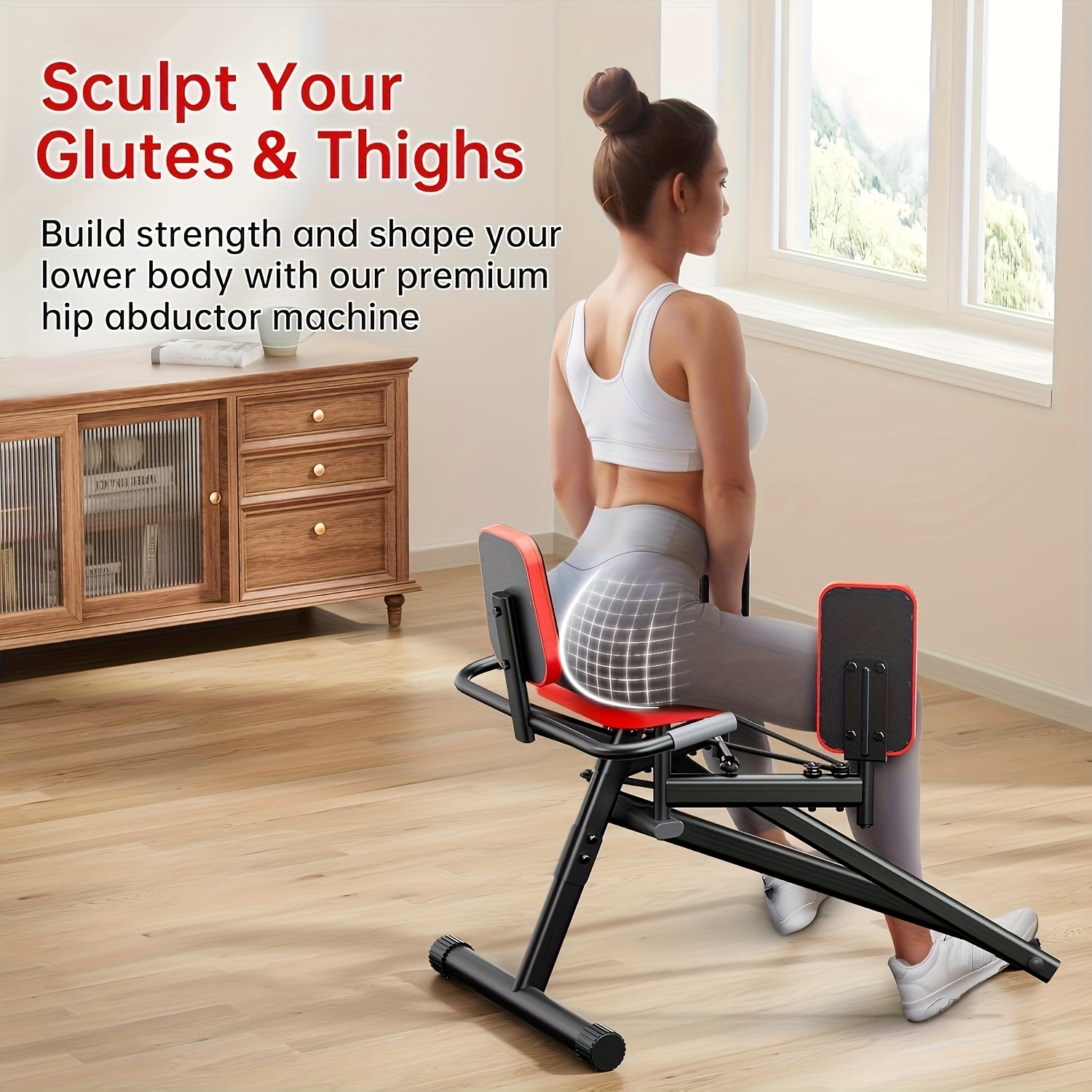 Fitness Home Gym Equipment - Hip Abduction Trainer for Home Gym