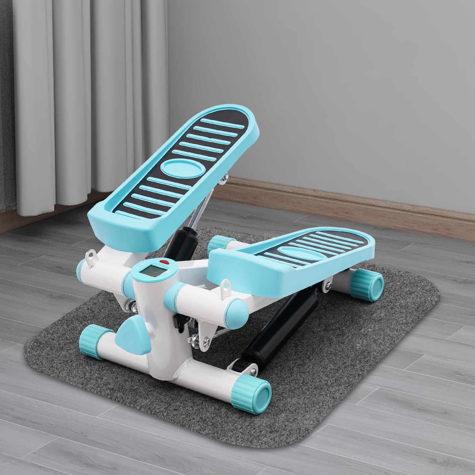 Leg Home Gym Workout - Portable Hydraulic Fitness Stepper, Mini Stepper
