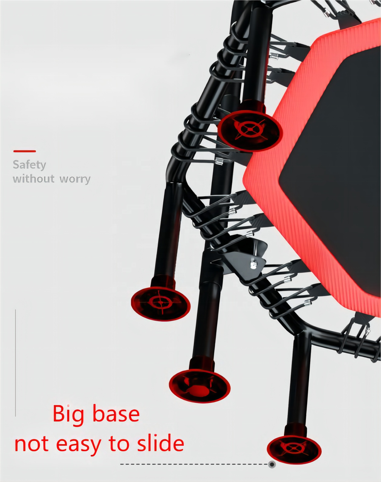 Trampoline with Adjustable Han - огляд і ціна Fitness Home Gym Equipment