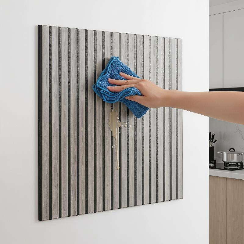 3D Wood Slat Wall Panels Eco-f - огляд і ціна Home Gym Yoga Room