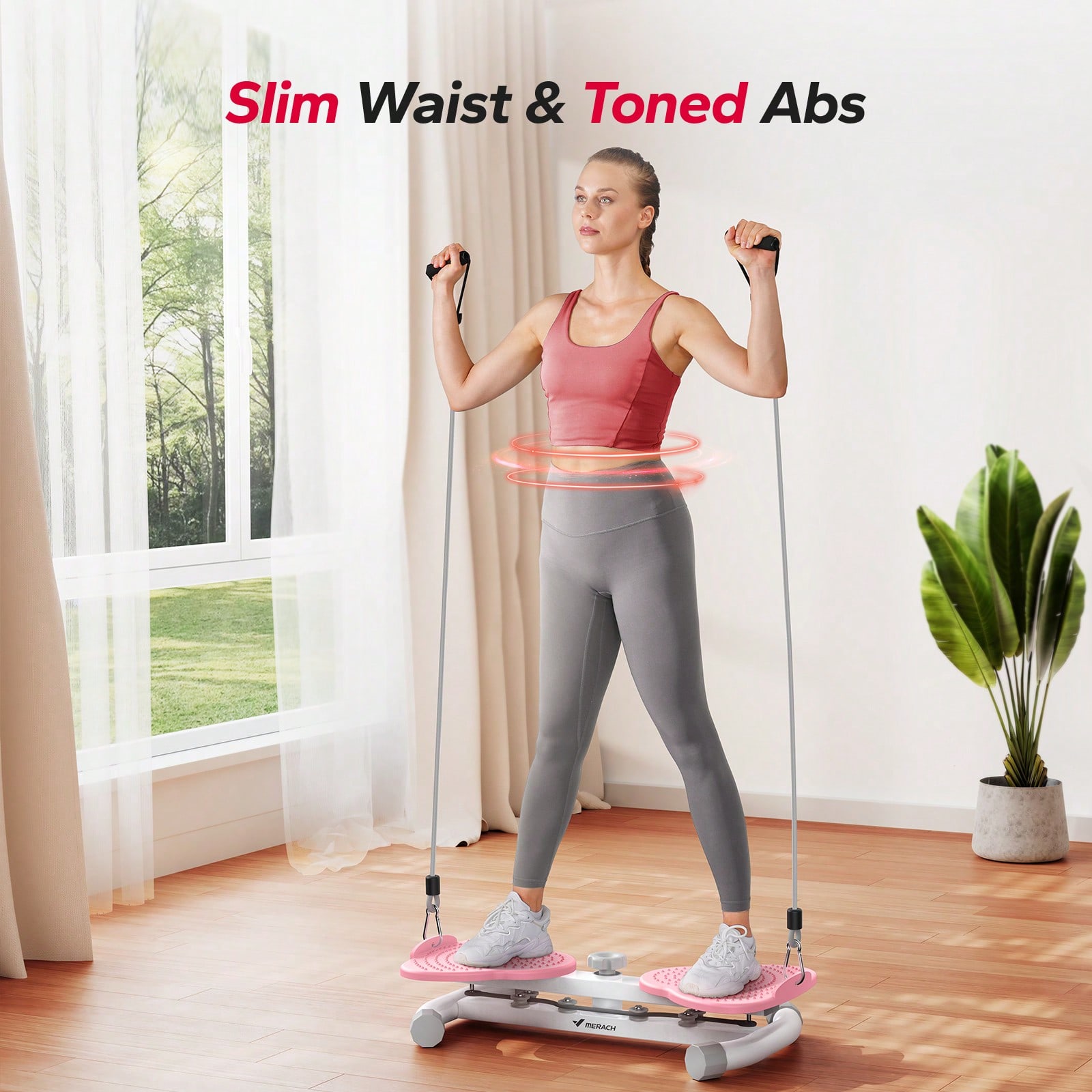 MERACH Waist Ab Machine, 300 L - огляд і ціна Treadmill Home Gym