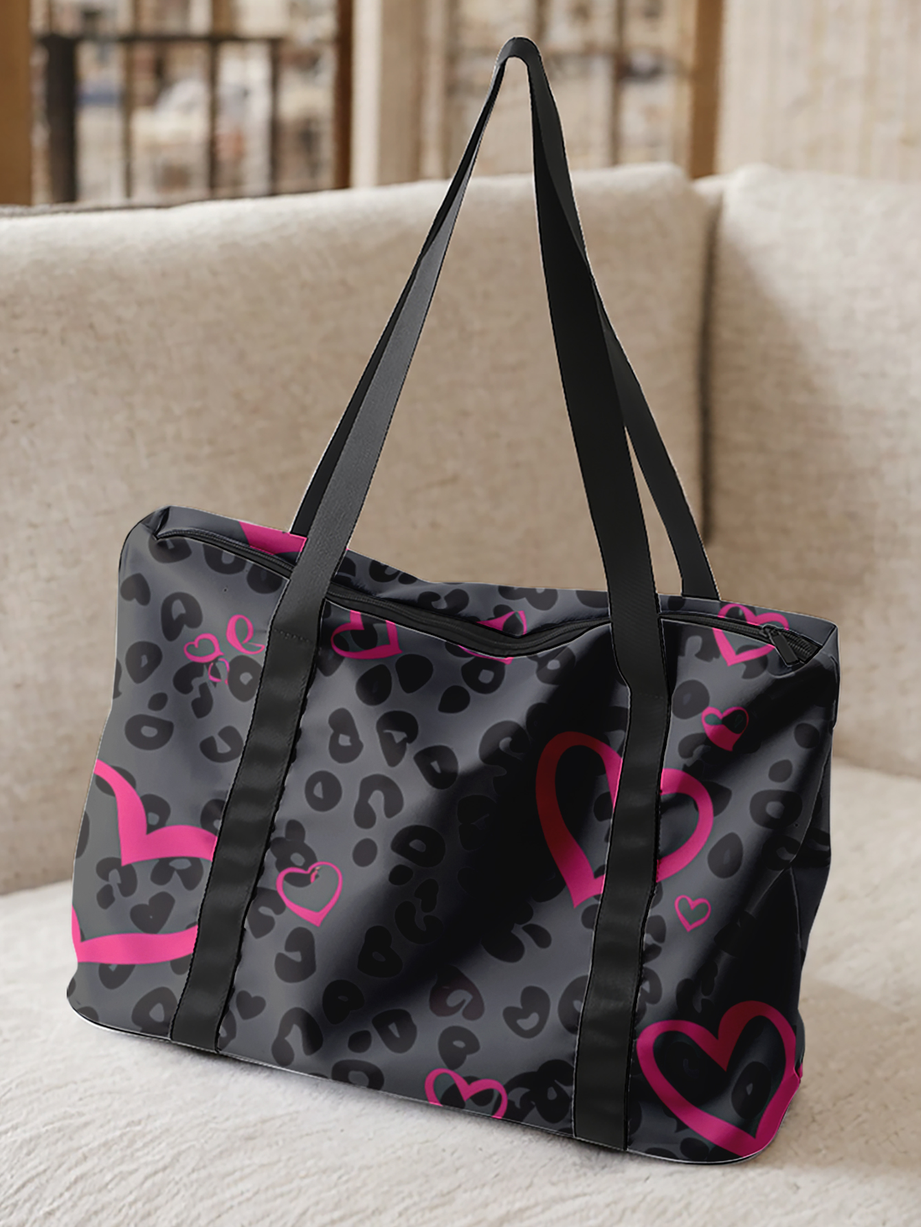Leopard Pink Heart Print Large - огляд і ціна Home Gym Packages