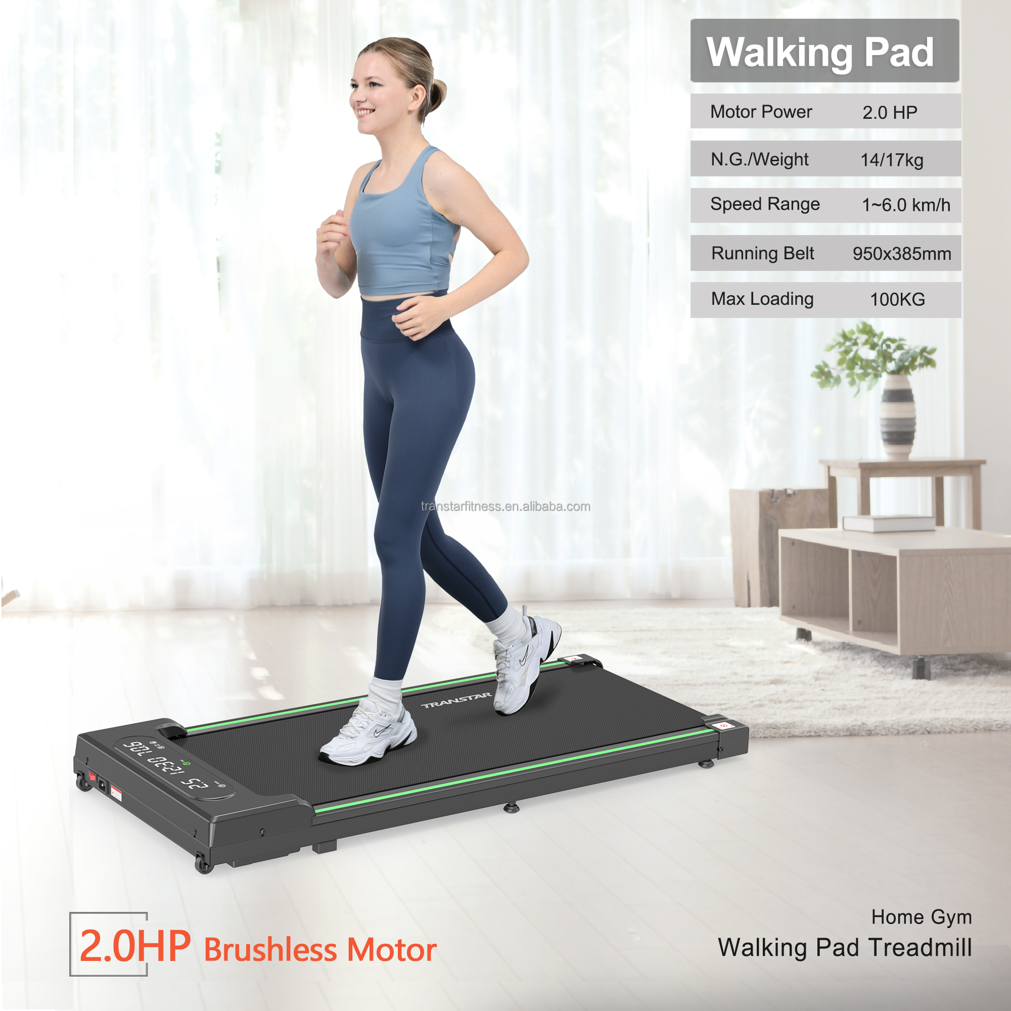 2 in 1 Foldable Running Machin - огляд і ціна Treadmill Home Gym