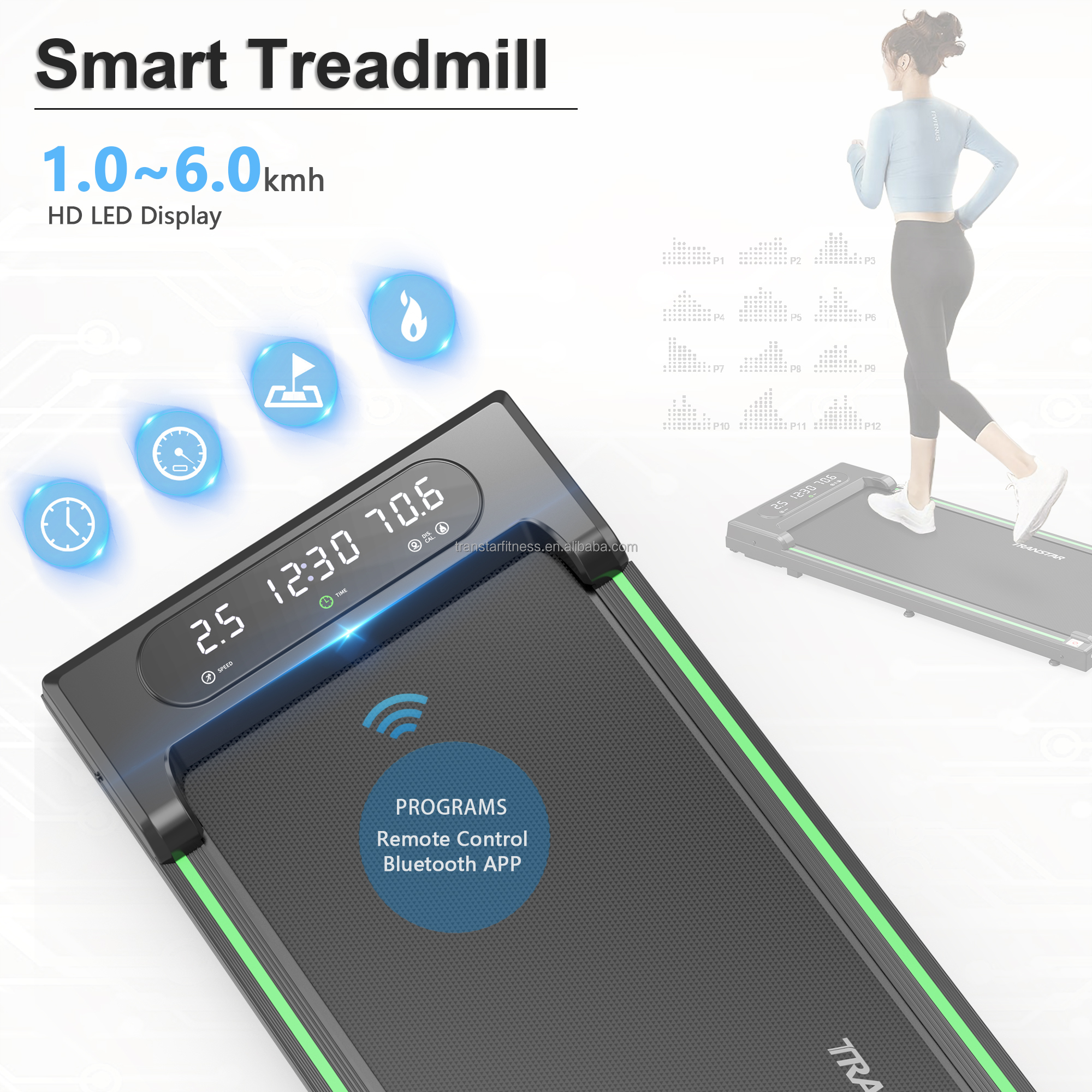 2 in 1 Foldable Running Machin - огляд і ціна Treadmill Home Gym