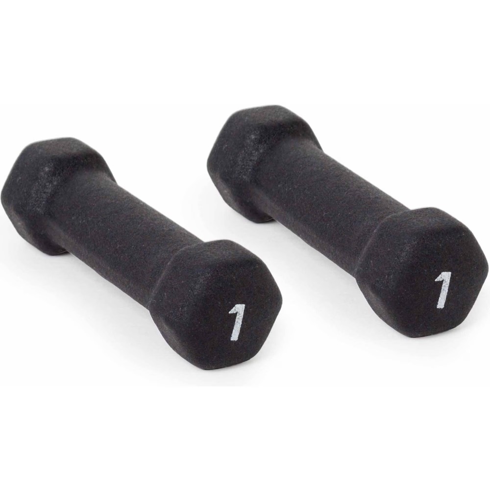 1lb Black Neoprene Dumbbell Pa - огляд і ціна Home Gym Weights