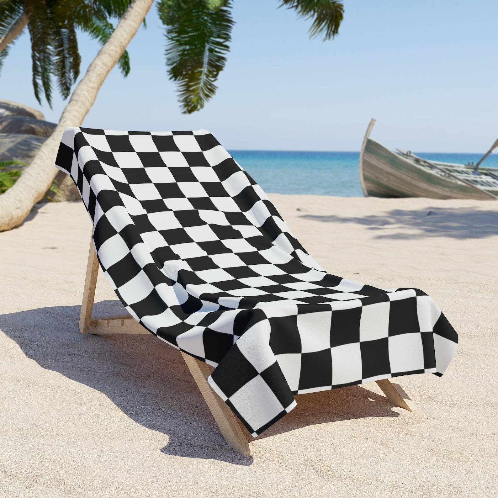 Checkerboard Summer Beach Towe - огляд і ціна Sauna Home Gym