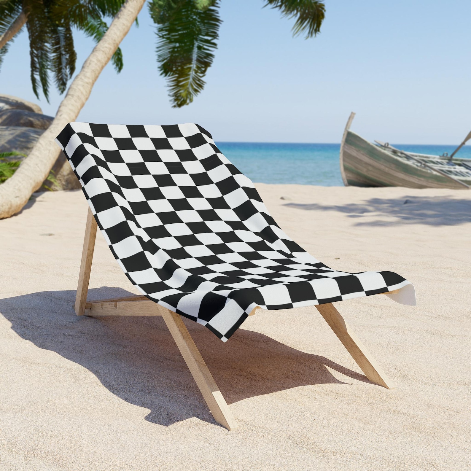 Checkerboard Summer Beach Towe - огляд і ціна Sauna Home Gym