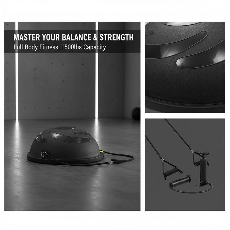 Semi-Sphere Balance Trainer 26 - огляд і ціна Home Gym Yoga Studio