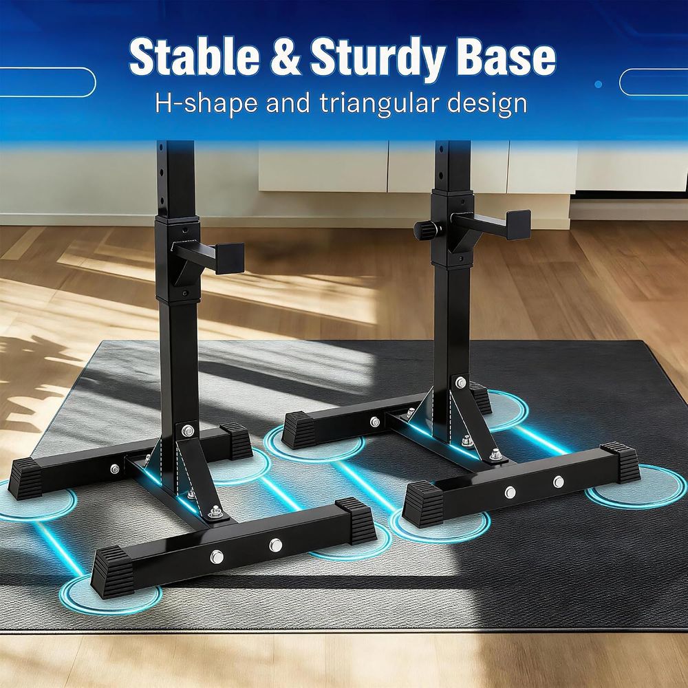 Squat Rack Stand for Adjustabl - огляд і ціна Home Gym Weights