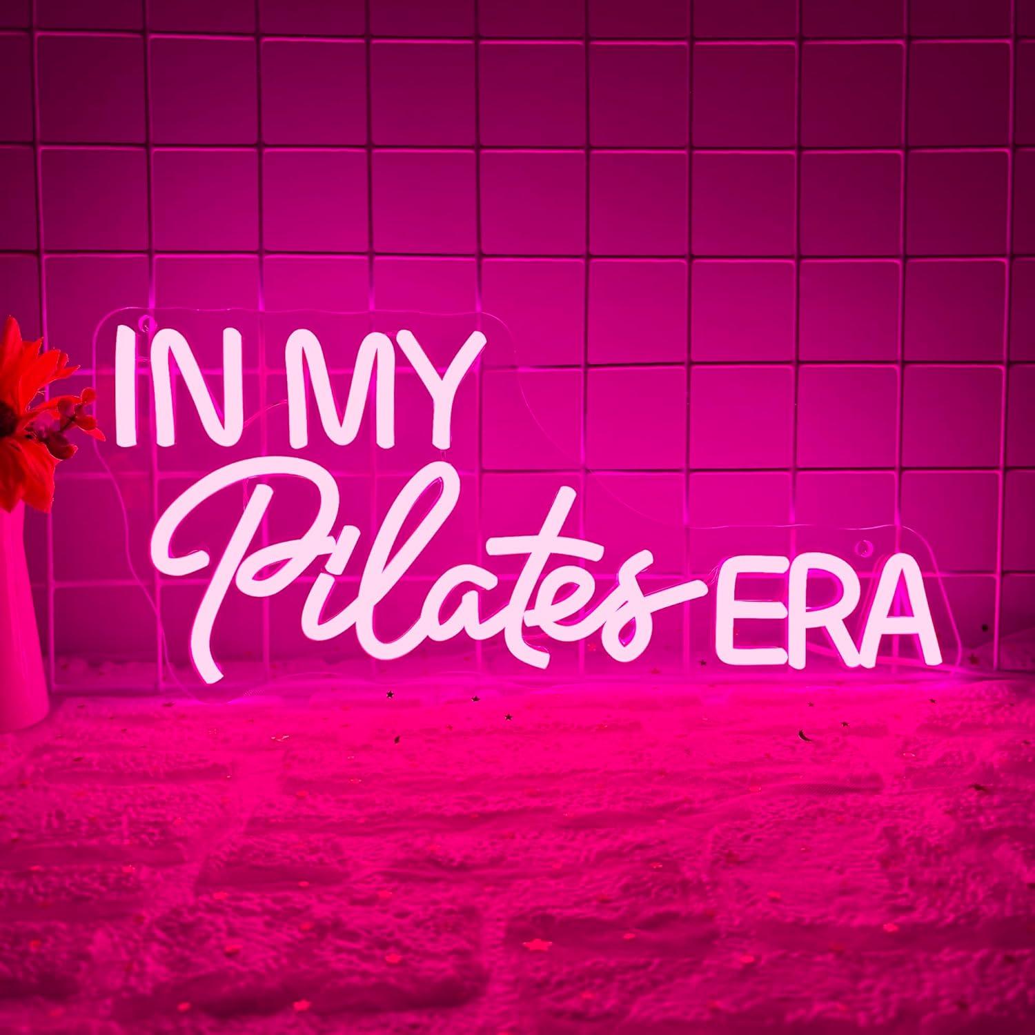 In My Pilates Era Neon Sign Di - огляд і ціна Home Gym Yoga Room