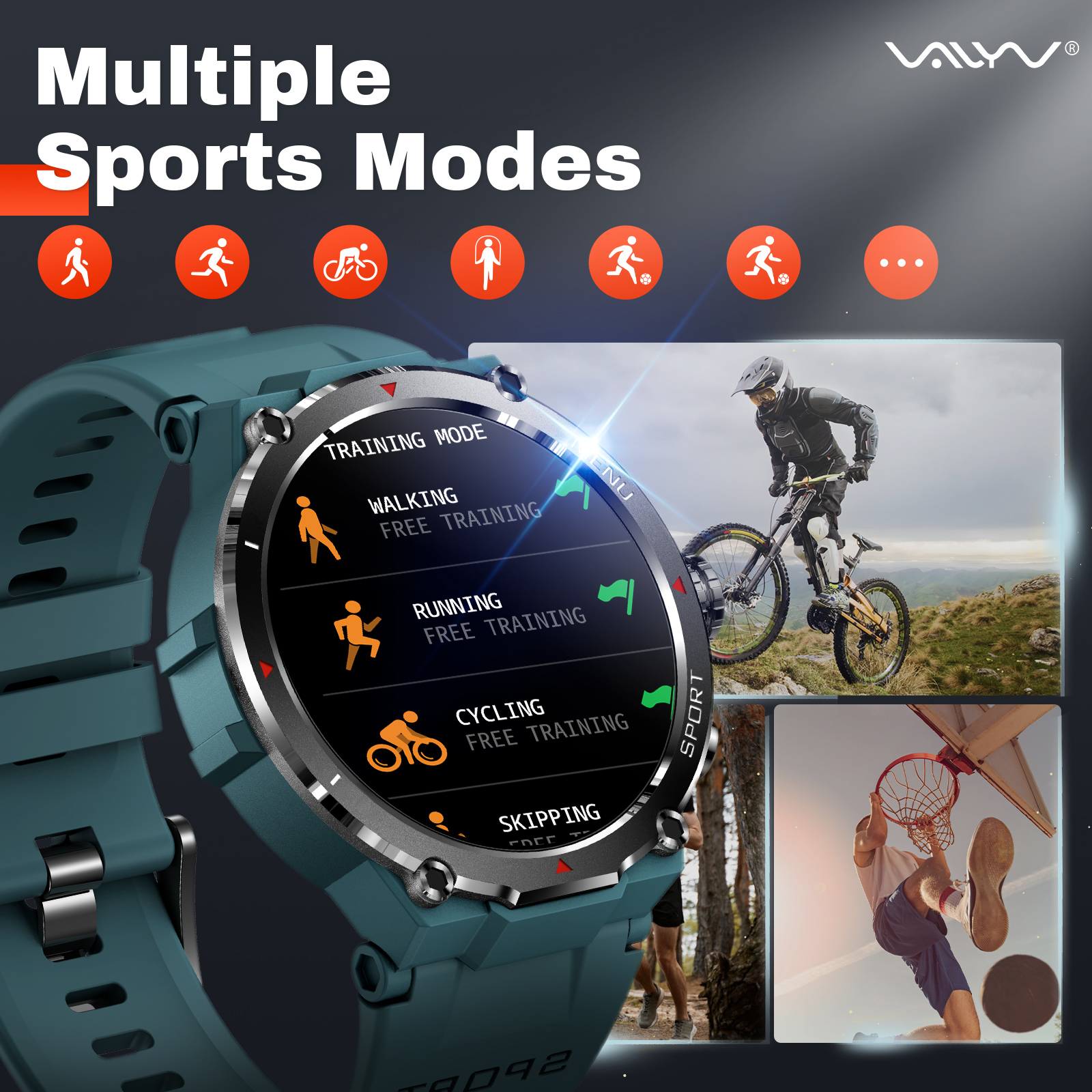 EIGIIS Military Smart Watch fo - огляд і ціна Home Gym App