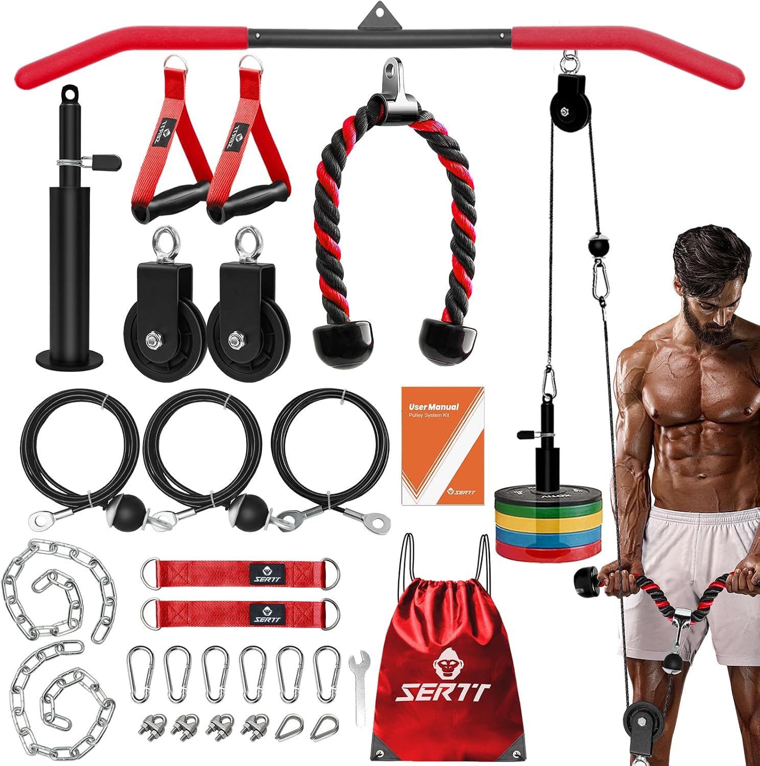 Home Gym Pulley System for Tri - огляд і ціна Home Gym Workout