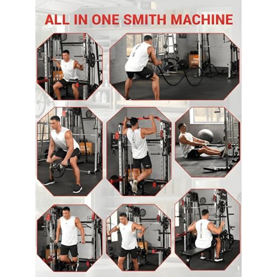 Smith Machine Home Gym All in  - огляд і ціна Leg Home Gym Workout