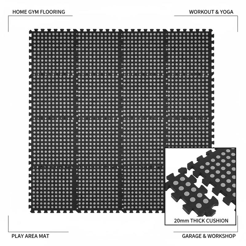 Puzzle Exercise Mat, 12 PCS Fi - огляд і ціна Fitness Home Gym Equipment