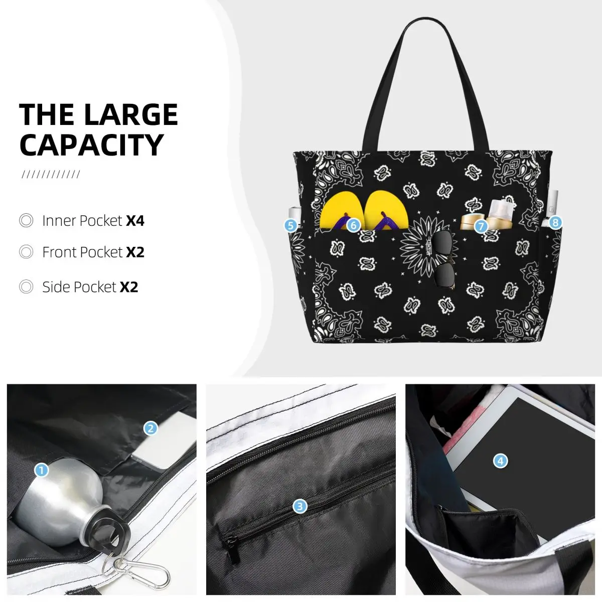 Bandana Custom Beach Tote Bag  - огляд і ціна Home Gym Packages