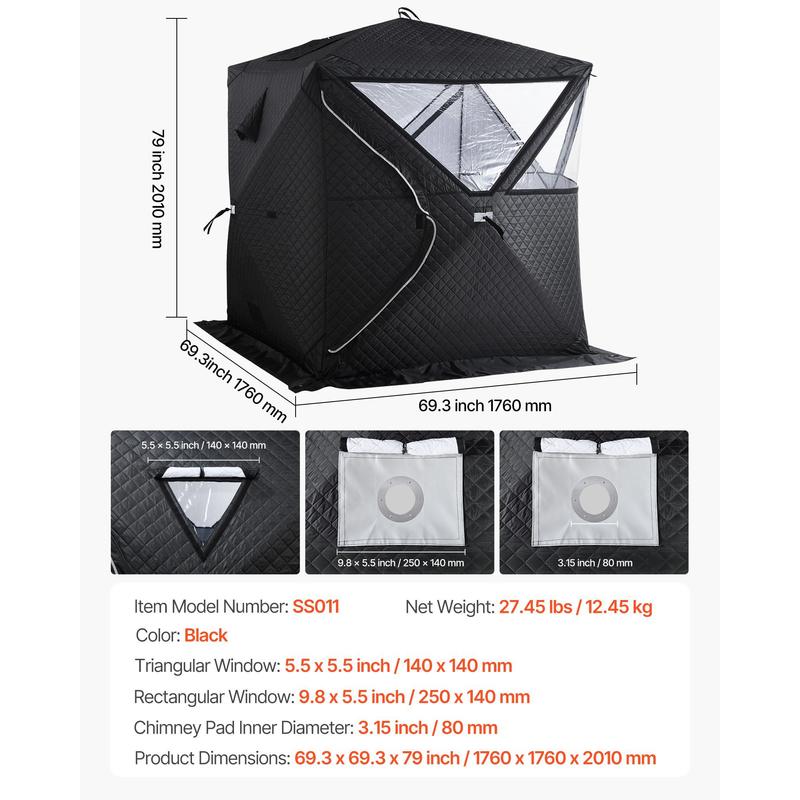 Outdoor Sauna Tent Pro, Portab - огляд і ціна Sauna Home Gym