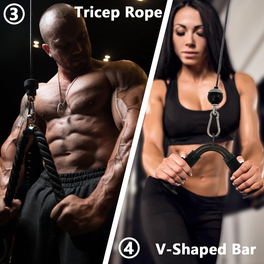Home Gym Cable Attachments Set - огляд і ціна Home Gym Weights