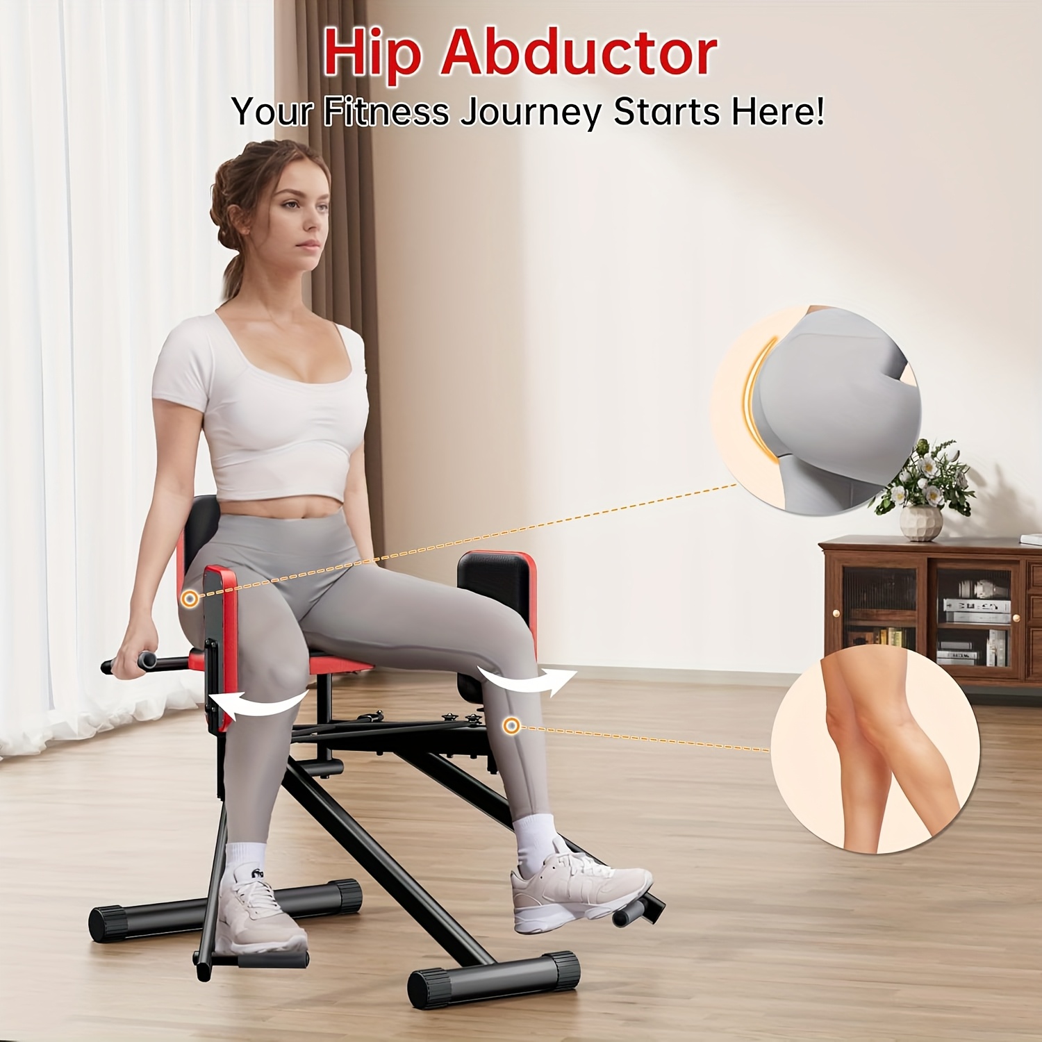 Hip Abduction Trainer for Home - огляд і ціна Fitness Home Gym Equipment