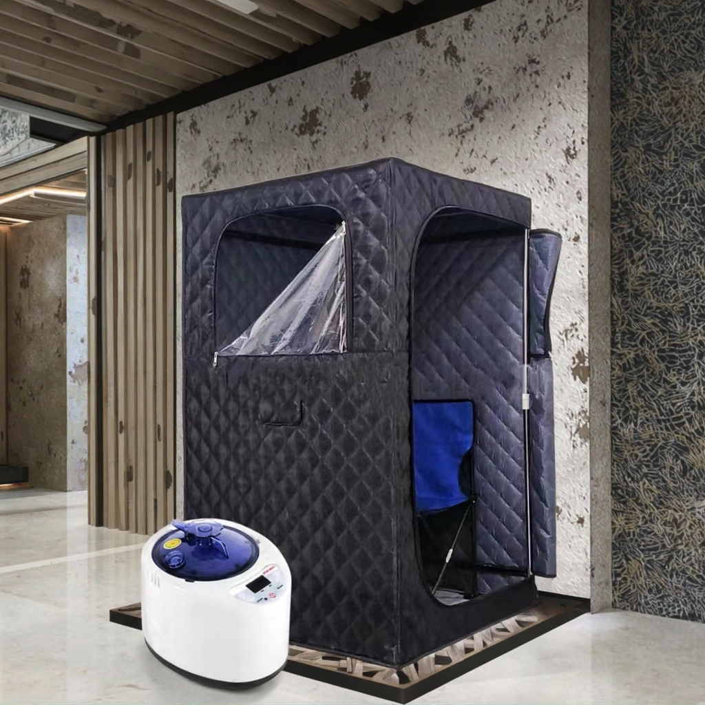 Portable One-Person Steam Saun - огляд і ціна Sauna Home Gym