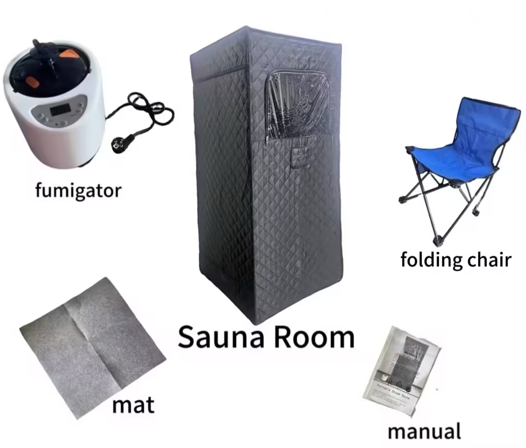 Portable One-Person Steam Saun - огляд і ціна Sauna Home Gym