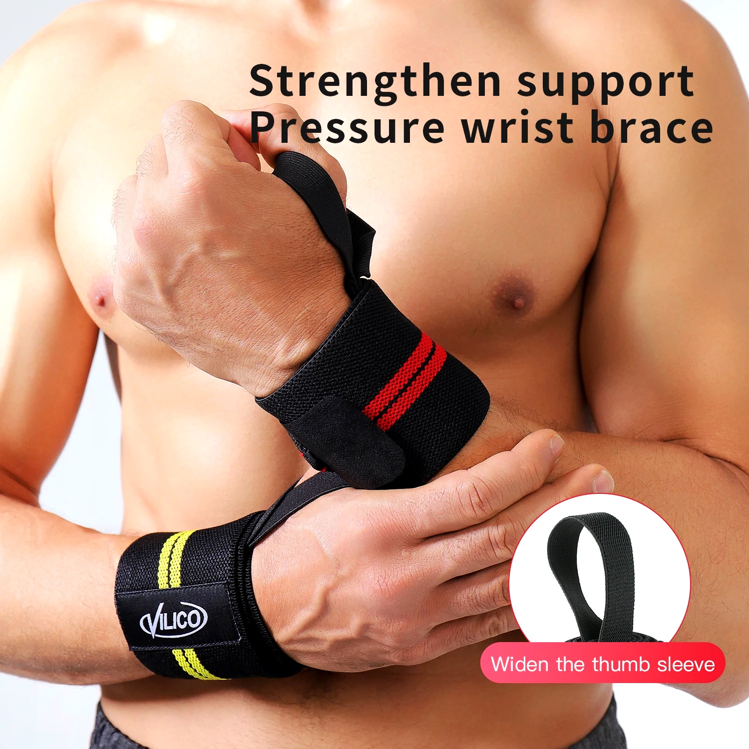1 PC Wristband Wrist Support B - огляд і ціна Lifting Straps Wrist
