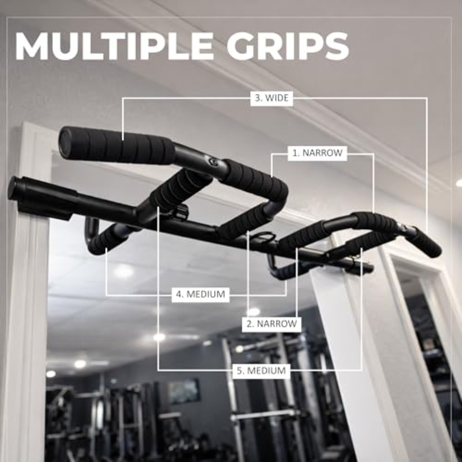 Doorway Pull Up Bar Set with S - огляд і ціна Home Gym Weights