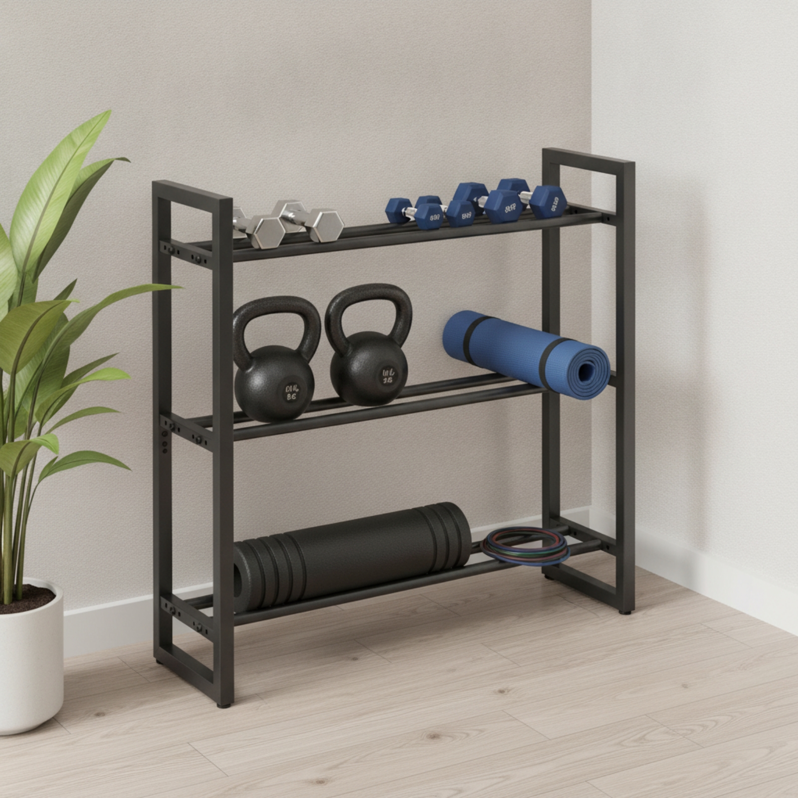 3-Tier Dumbbell Rack Space-Sav - огляд і ціна Home Gym Workout