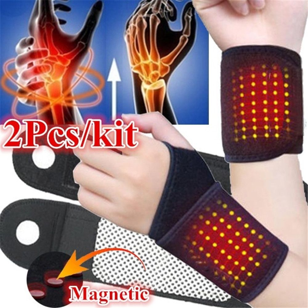 1 Pair Tourmaline Self-Heating - огляд і ціна Lifting Straps Wrist
