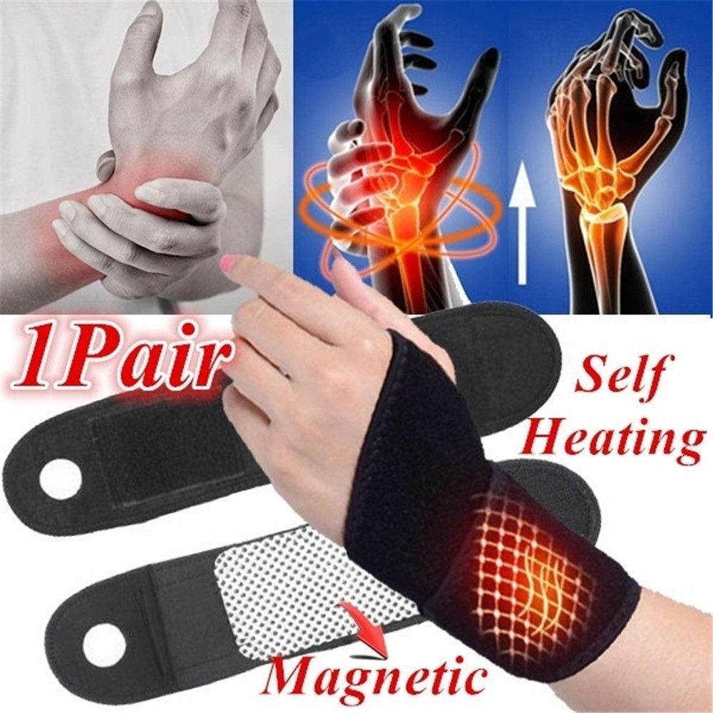1 Pair Tourmaline Self-Heating - огляд і ціна Lifting Straps Wrist