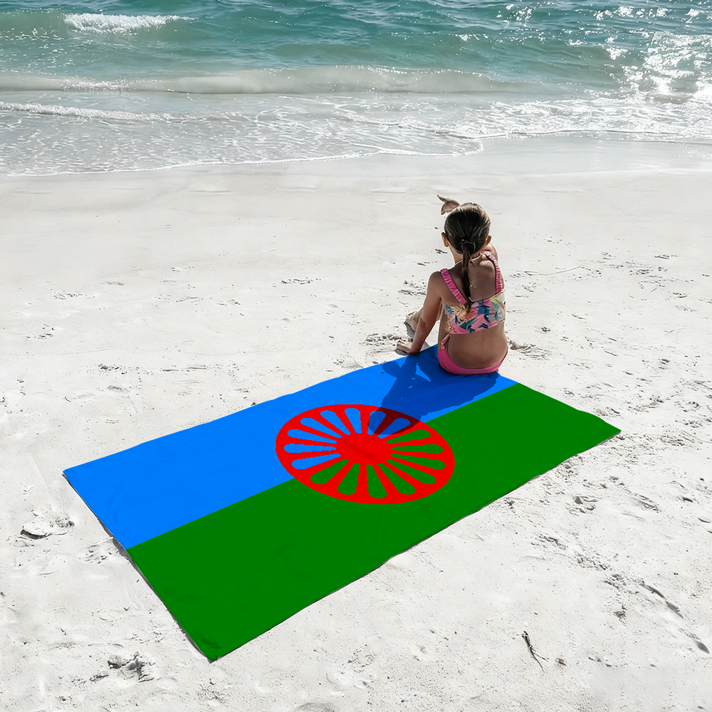 Gypsy Flag Logo Beach Towel Sa - огляд і ціна Sauna Home Gym