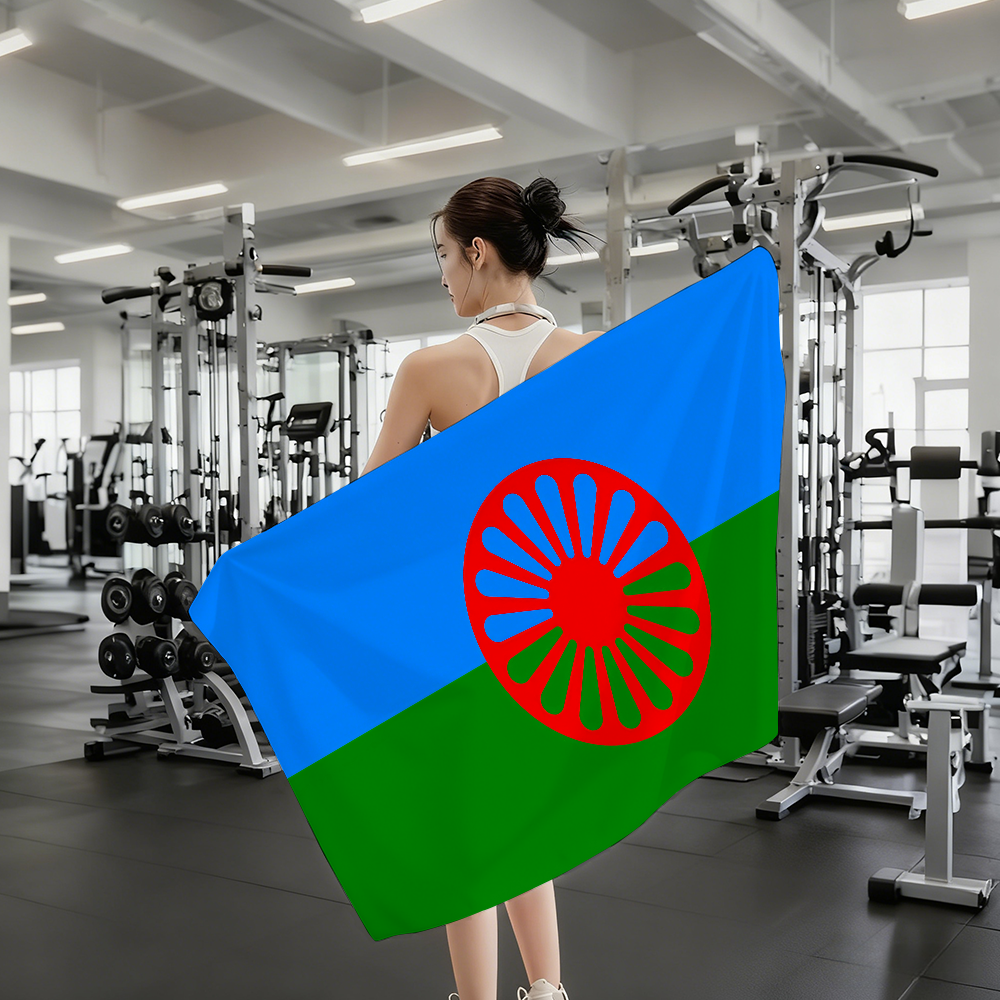 Gypsy Flag Logo Beach Towel Sa - огляд і ціна Sauna Home Gym