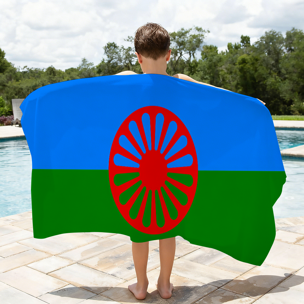 Gypsy Flag Logo Beach Towel Sa - огляд і ціна Sauna Home Gym
