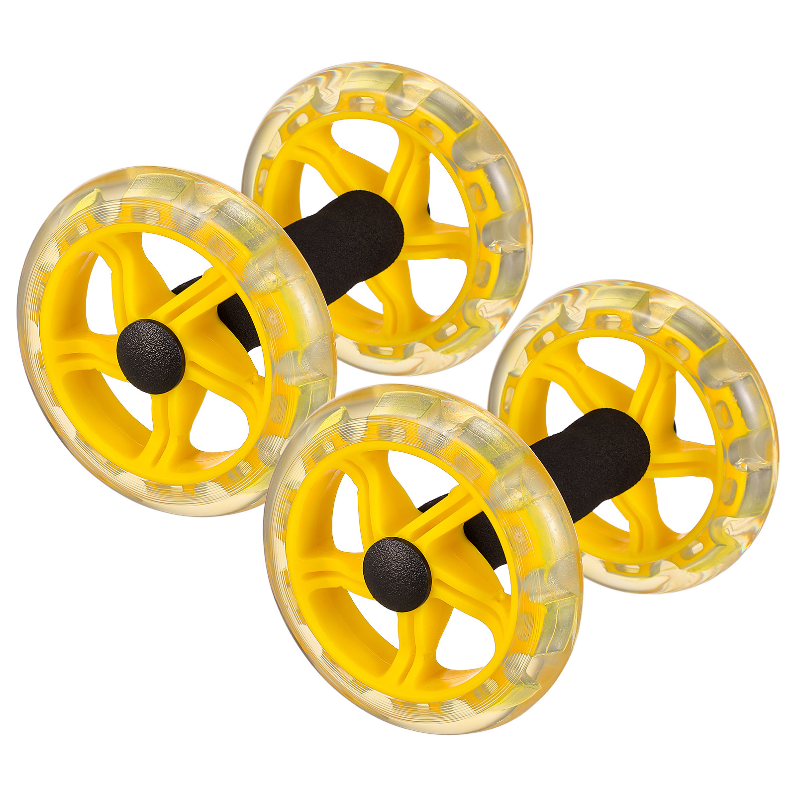 1Pair Dual Wheel Yellow Abdomi - огляд і ціна Ab Roller Wheel