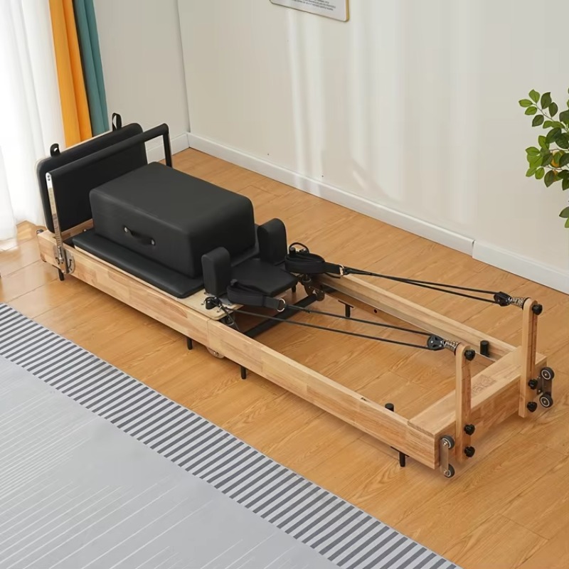 Wood Folding Pilates Reformer  - огляд і ціна Home Gym Yoga Room