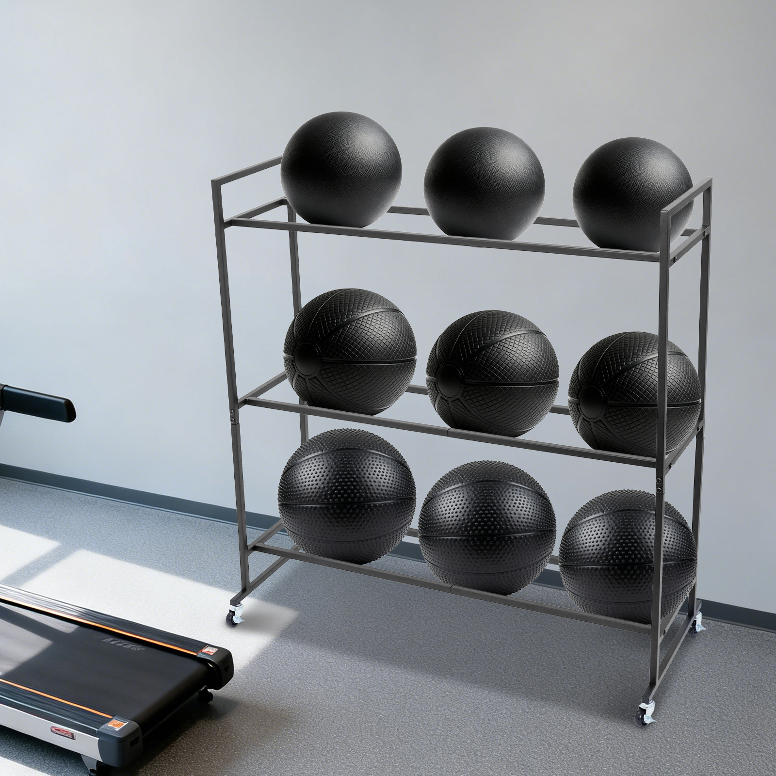 Yoga Ball Holder Storage Stand - огляд і ціна Home Gym Yoga Studio