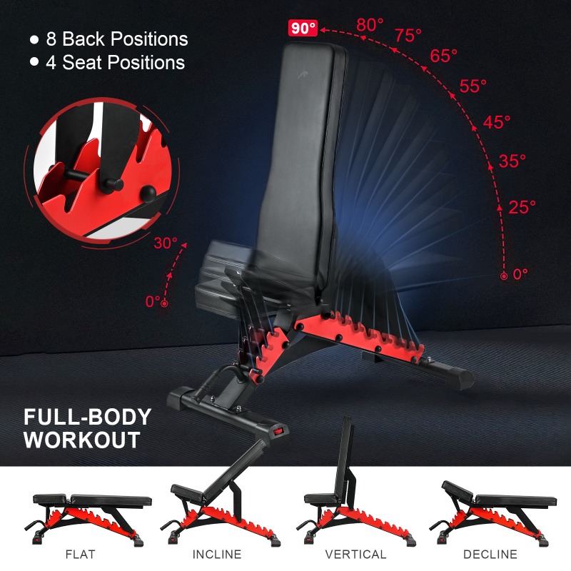 Commercial Dumbbell Bench, Adj - огляд і ціна Home Gym Weights